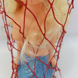 Кукла "Русалка в сетях", резина. ГДР. Картинка 10